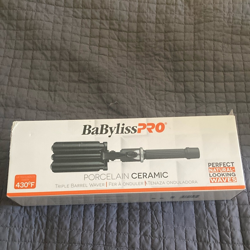 BaBylissPRO Triple Barrel Waver - Black